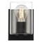 Access Lighting Oslo, 1 Light LED Wall Sconce  Vanity, Matte Black Finish, Clear Glass 62580LEDDLP-MBL/CLR - alternate 2